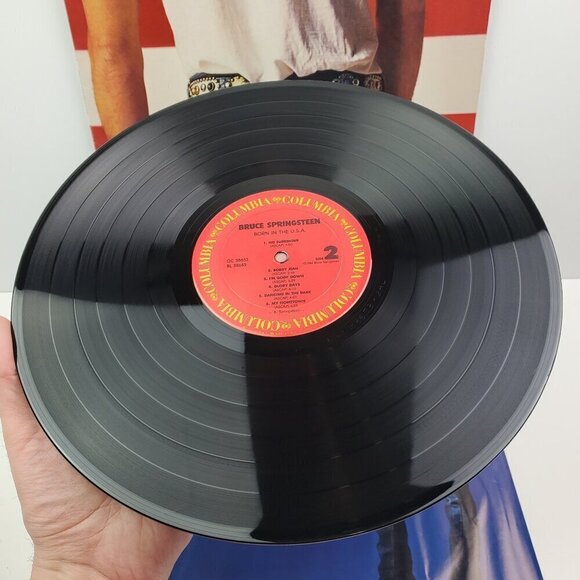 Bruce Springsteen Born in USA Vinyl Record QC 38653 Original Pressing 1984 VG - Picture 4 of 12